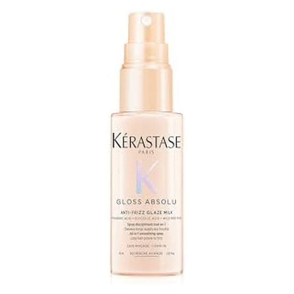 Kerastase Gloss Absolu Anti-Frizz Glaze Milk - Instantly Detangles, Hydrates & Smooths, Eases Blow-Dry, Absorbs Frizz & Fly-Aways, Protects from Heat & Humidity, For Long Hair